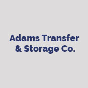 Adams Transfer & Storage text